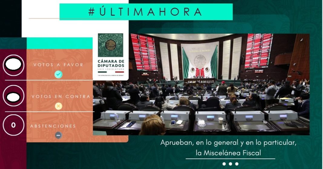 Reformas fiscales 2020 diputados