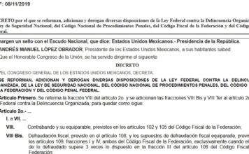 reforma fiscal penal DOF