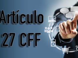Artículo 27 CFF