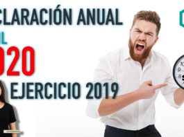 declaración anual personas fisicas 2019