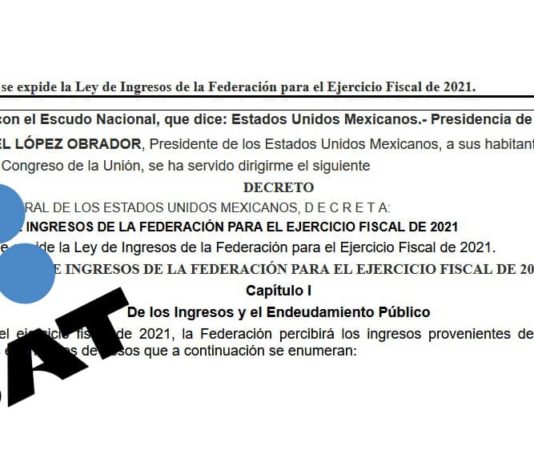 ley de ingresos 2021