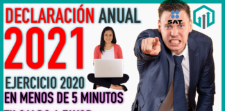 Declaración anual ejercicio 2020